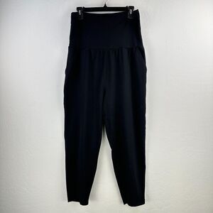 Zella Leggings Womens‎ Medium Black Elastic Waist Pull On High Rise Tapered Leg